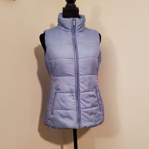 Liz Claiborne Winter Vest, Sz Small, Blue